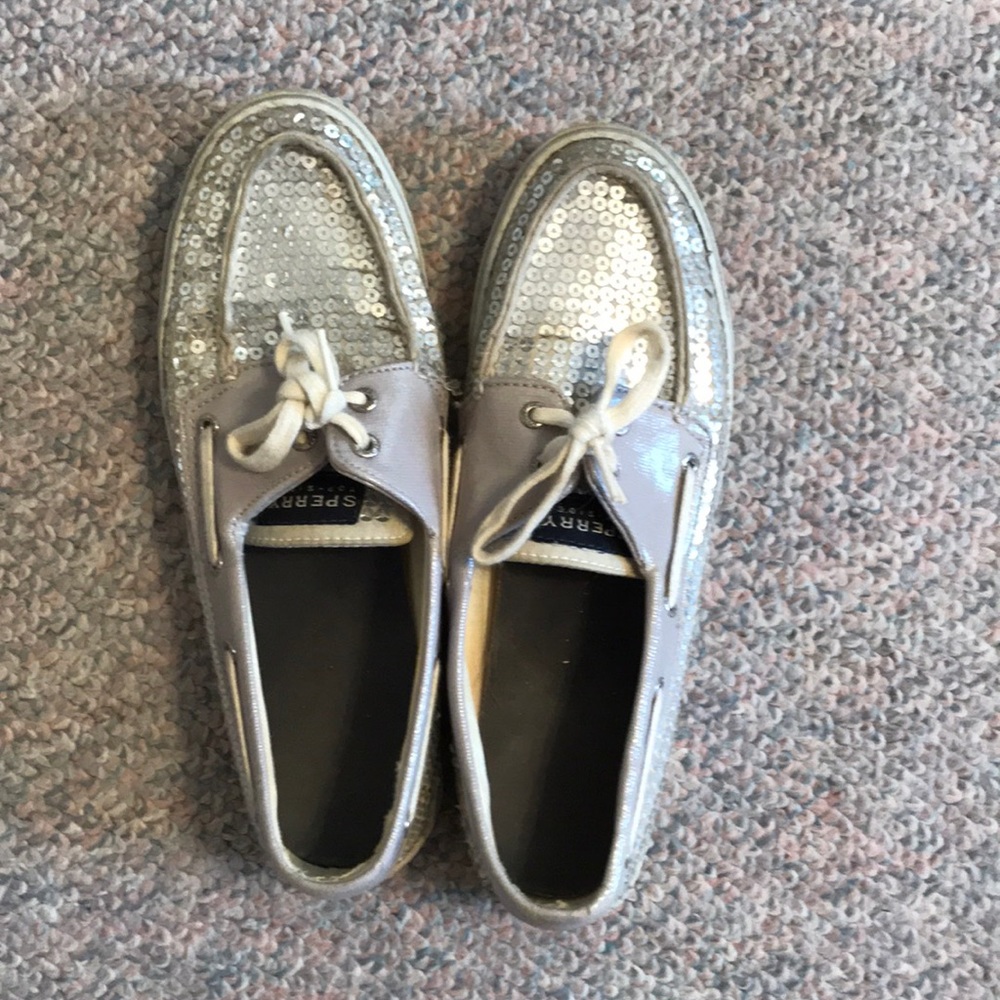 Sequined Sperrys - image 1